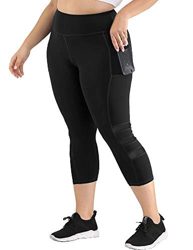 New Stretch Leggings Gym Yoga Sport Capri Soft Running Trouser Size Cropped Pant